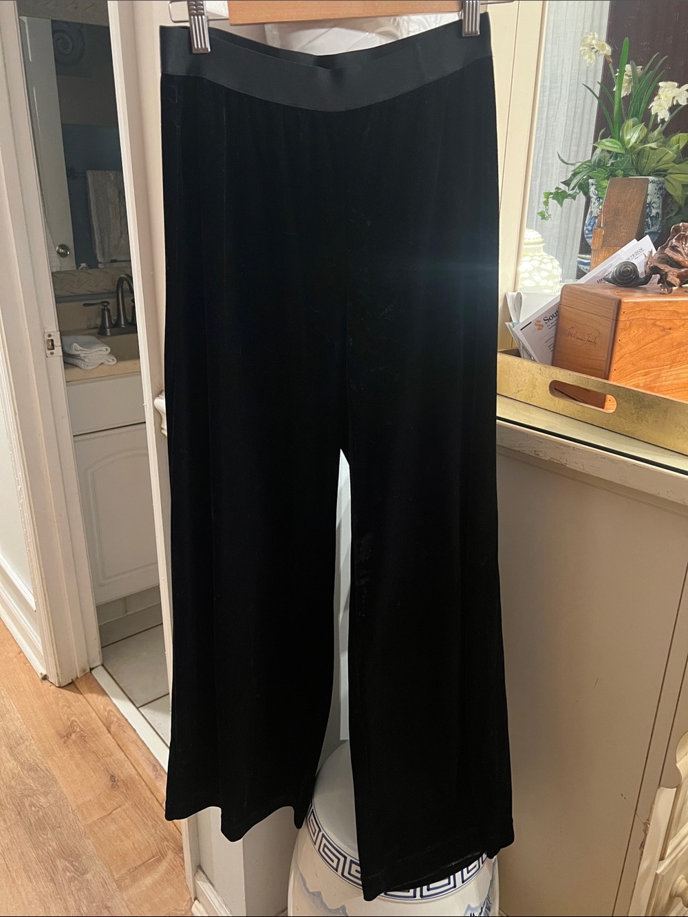 Max Studio Wide Leg Velvet Pants NWT